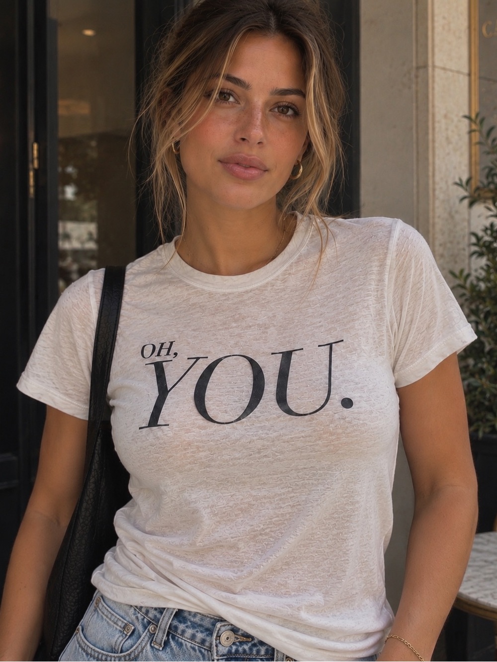 CHRLDR Oh You White Graphic Tee Size XS Designer T-Shirt